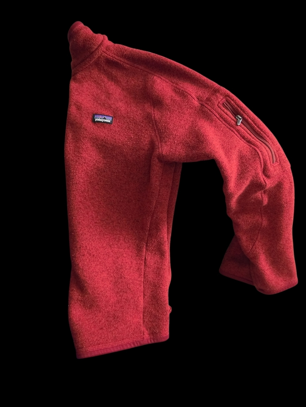 Women's Size Small Patagonia Better Sweater Quarter Zip Preloved - Picture 3 of 4